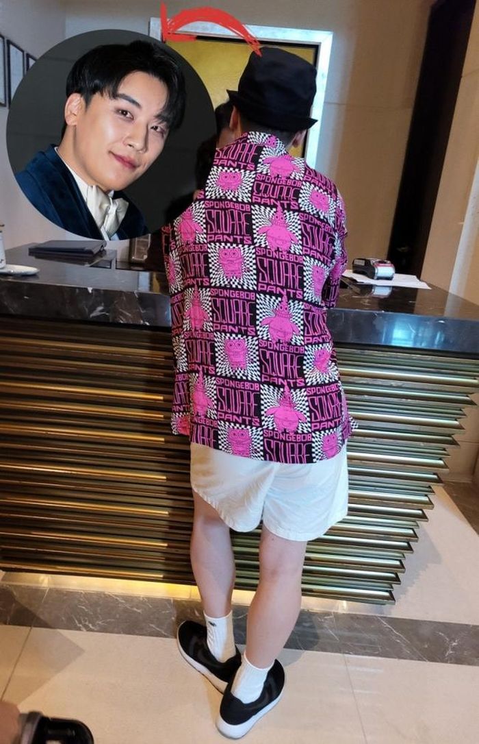 Bức ảnh được cho là Seungri tại một khách sạn sang trọng ở Bangkok, Thái Lan. Ảnh: Dispatch