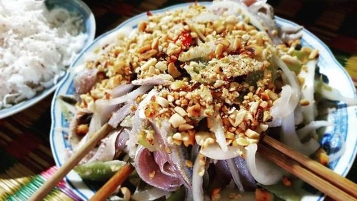 Gỏi cá trích: Ảnh: Google
