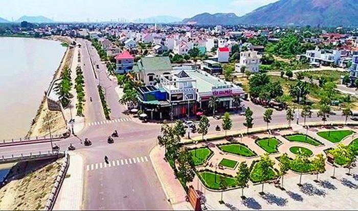  Một góc Khu đô thị Nam sông Cái. (Ảnh địa phương cung cấp) 