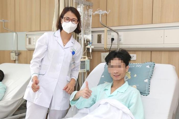 Một bệnh nhân được hồi sinh sự sống từ nguồn tạng hiến tặng của bệnh nhân Đ.M.K. - Ảnh: VGP/KO