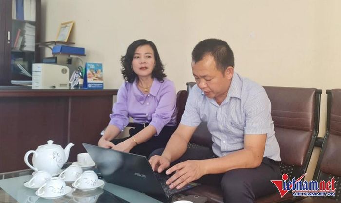 Bà Đặng Thị Thơ - Hiệu trưởng trường Tiểu học Lý Tự Trọng. Ảnh: Hải Dương