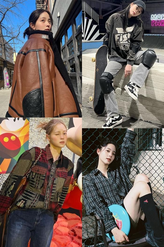 Âu Dương Na Na đích thực là một cô gái cá tính với tủ đồ toàn các item oversized hầm hố, năng động. Cô thường không bó buộc mình theo một gam màu nhất định mà rất chăm chỉ mix&amp;match các tông khác nhau. Mỗi lần Âu Dương Na Na update ảnh khoe outfit trên Instagram là các fan lại thấy mới mẻ thú vị vì các outfit gần như không trùng lặp