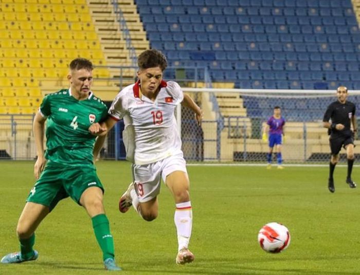 2 trận thua tới 7 bàn tại Doha Cup 2023 là điều đáng bàn với U23 Việt Nam. Ảnh: VFF