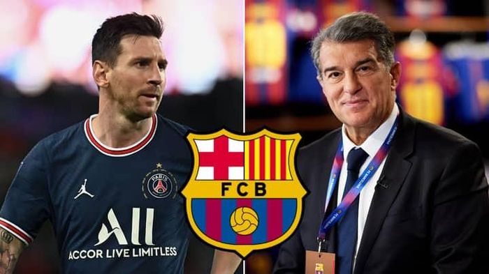 Messi từng ủng hộ Joan Laporta trở lại làm Chủ tịch Nou Camp nhưng mối quan hệ của họ xấu đi khi số 10 phải rời Barca trong nước mắt vào mùa hè 2021