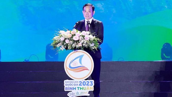 Phó Thủ tướng Trần Lưu Quang phát biểu tại lễ khai mạc.