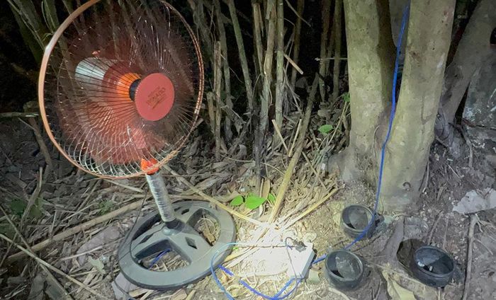 Tang vật và các vật dụng liên quan thu giữ tại hiện trường chiếu bạc