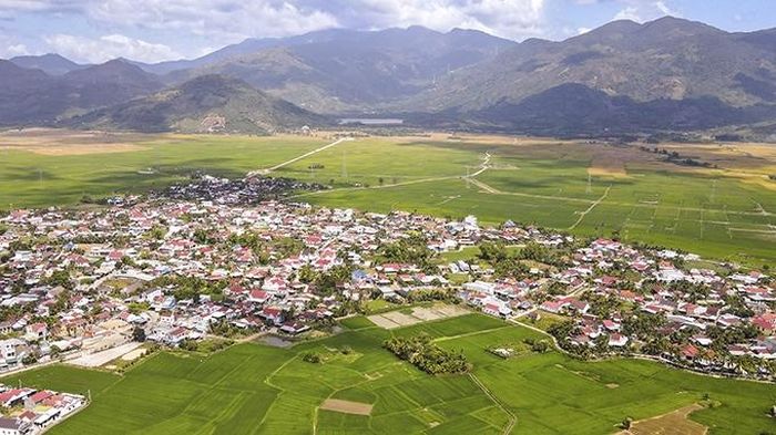  Quang cảnh tứ thôn Đại Điền tươi đẹp ngày nay. Ảnh: M. Phương - Thành An 