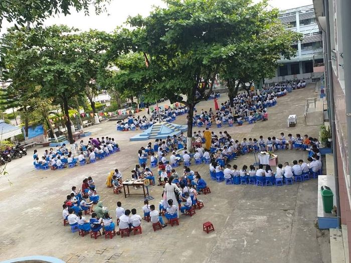 Trường Tiểu học Nguyễn Văn Trỗi (quận Liên Chiểu) nơi được cho là xảy ra vụ việc.