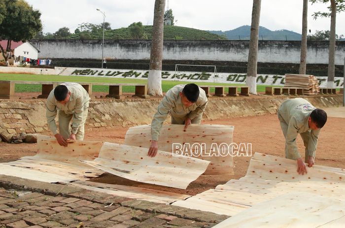 Lao động là một trong những hoạt động nhanh nhất giúp các học viên có thể có lại sức khỏe để tái hòa nhập.