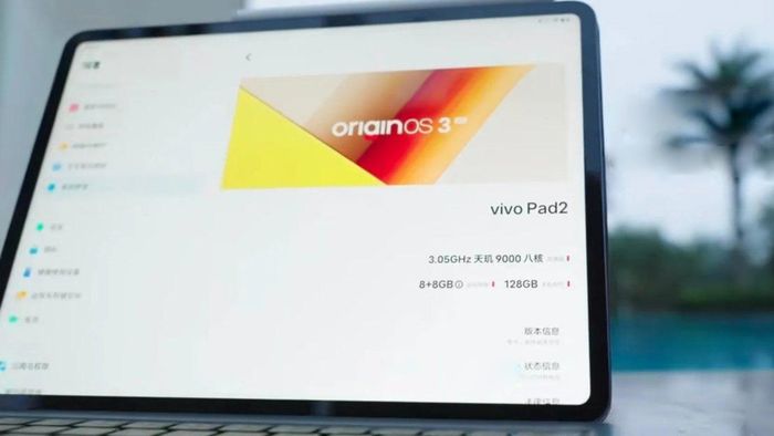 Máy tính bảng này sẽ chạy trên hệ điều hành Android 13 khi xuất xưởng với giao diện người dùng OriginOS 3. 
