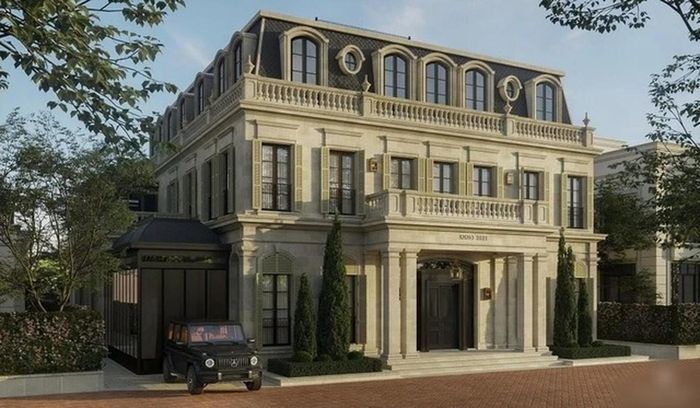 Năm 2021, vợ chồng Đoàn Di Băng - Quốc Vũ gây xôn xao dư luận khi tiết lộ xây tòa lâu đài trị tới 400 tỷ đồng. Riêng chi phí bản vẽ đã lên đến 7,5 tỷ đồng. Ảnh: FBNV