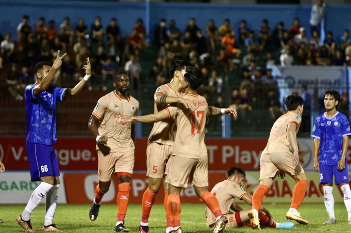 CAHN lên tinh thần rất cao sau trận thắng Khánh Hòa ở Cúp Quốc gia 2023