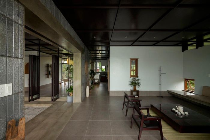 Tại đây, các thành viên trong gia đình thường quây quần ăn uống, thư giãn cùng nhau.