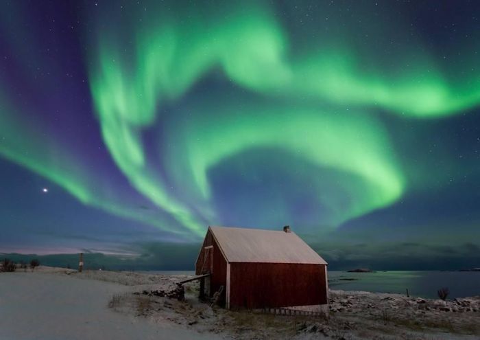  Khung cảnh cực quang tại Tromsø. Ảnh: Fjord Travel Norway. 