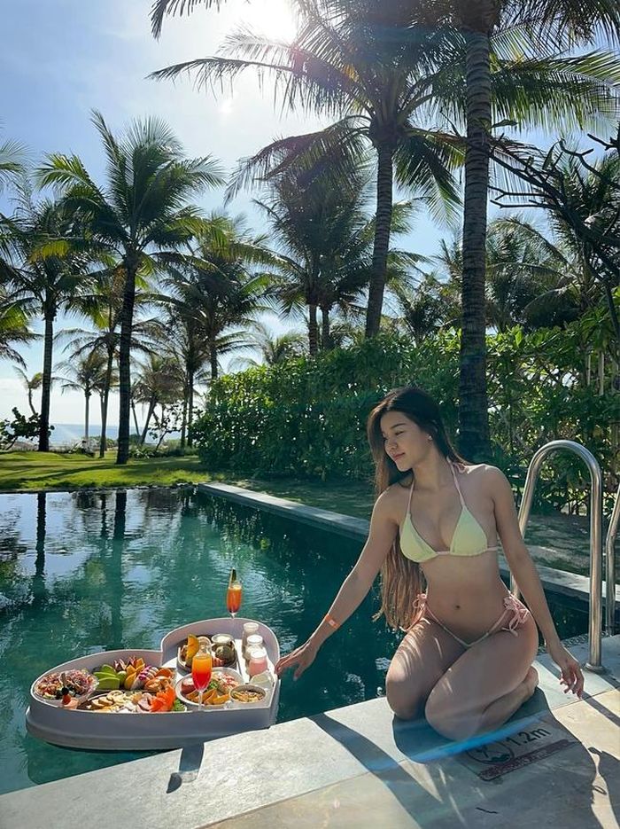Yễn Xuân có ngoại hình nóng bỏng nhất dàn WAGs Việt (Ảnh: FBNV)