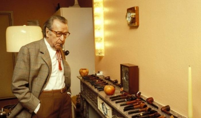  Nhà văn người Bỉ Georges Simenon. Ảnh: Louis Monier/AFR. 