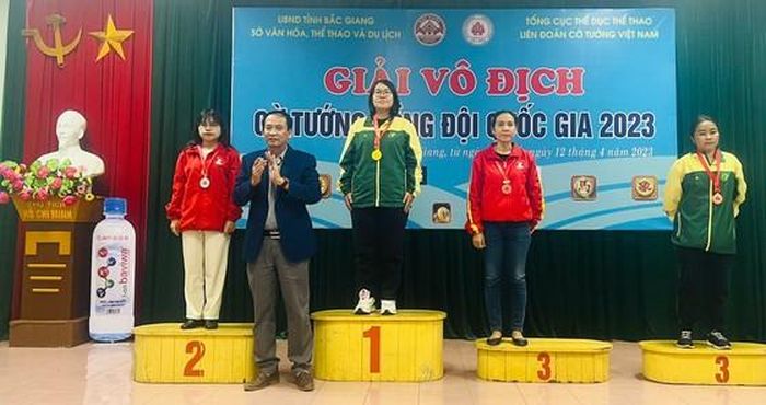 Cờ tướng nữ TP.HCM tiếp tục dẫn đầu ở giải đồng đội năm nay. Ảnh: COTUONG.VN