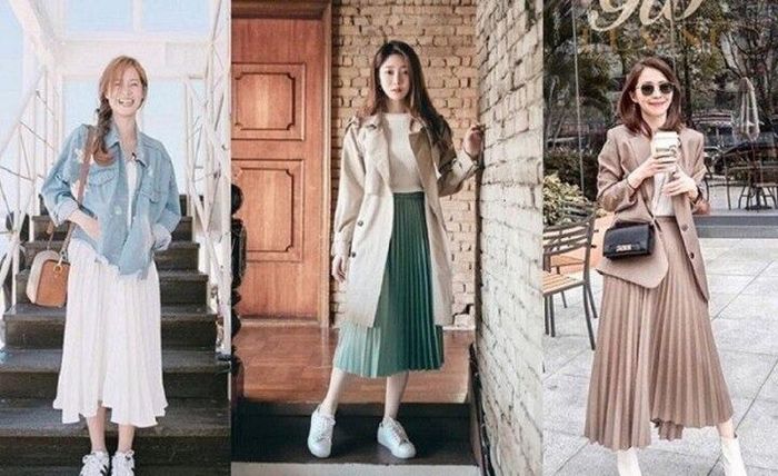 Những chiếc váy xếp ly nữ tính
