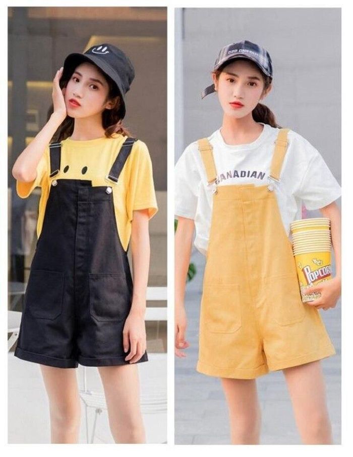 Quần yếm đại diện cho phong cách trẻ trung.
