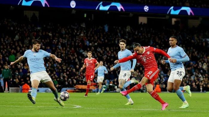  Hàng thủ Man City đứng vững giúp tạo lợi thế lớn trước trận lượt về. Ảnh: Reuters. 