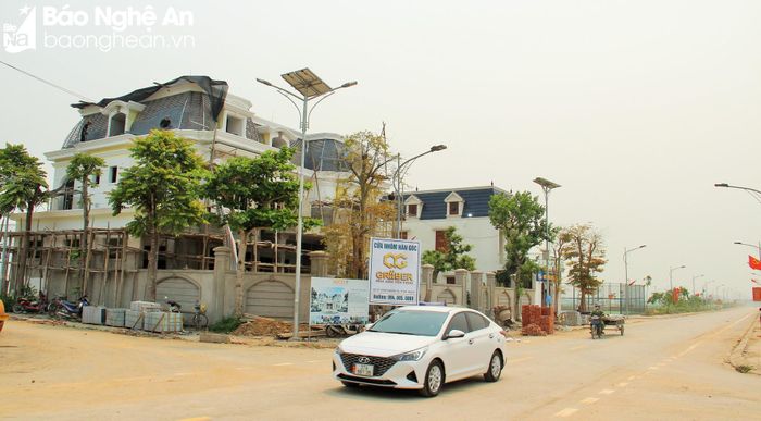 Khu phố mới ở xã Đông Sơn (Đô Lương). Ảnh: Hoàng Vĩnh