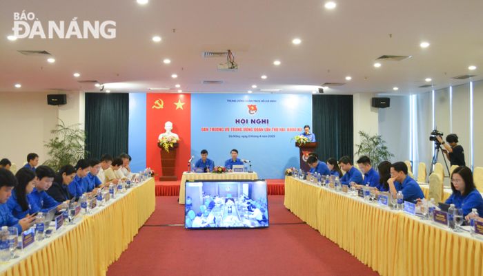 Quang cảnh hội nghị Ban Thường vụ Trung ương Đoàn lần thứ 2, khóa XII. Ảnh: N.Q