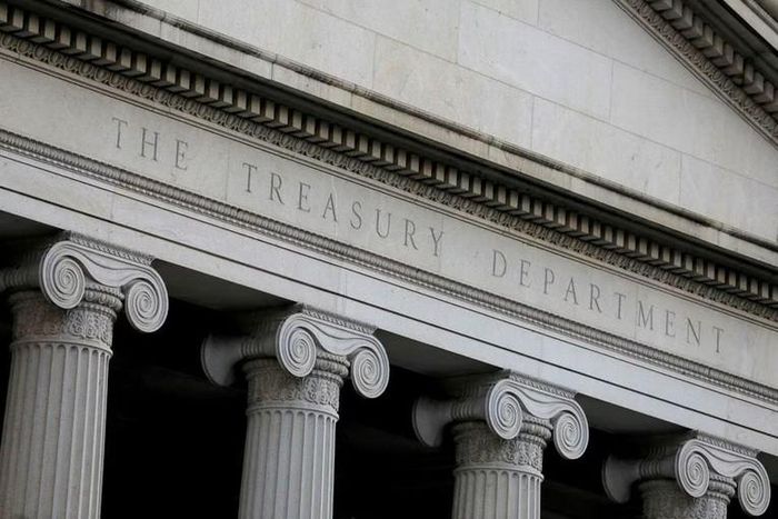 Trụ sở Bộ Tài chính Mỹ. Ảnh: Reuters