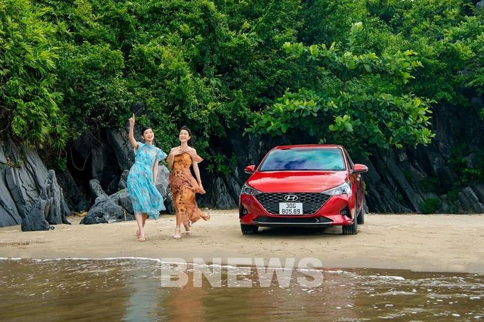 Hyundai Accent tiếp tục dẫn dắt doanh số bán hàng của TC GROUP trong tháng 3/2023 và đứng ở vị trí thứ 4 trong Top 10 ô tô bán chạy nhất Việt Nam tháng vừa qua. Ảnh: BNEWS/TTXVN phát