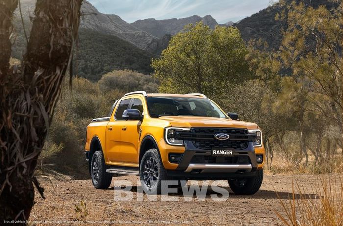 Ford Ranger có doanh số bán hàng 1.480 xe, đứng ở vị trí thứ 2 trong Top 10 ô tô bán chạy nhất thị trường Việt Nam tháng 2/2023. Ảnh: BNEWS/TTXVN phát