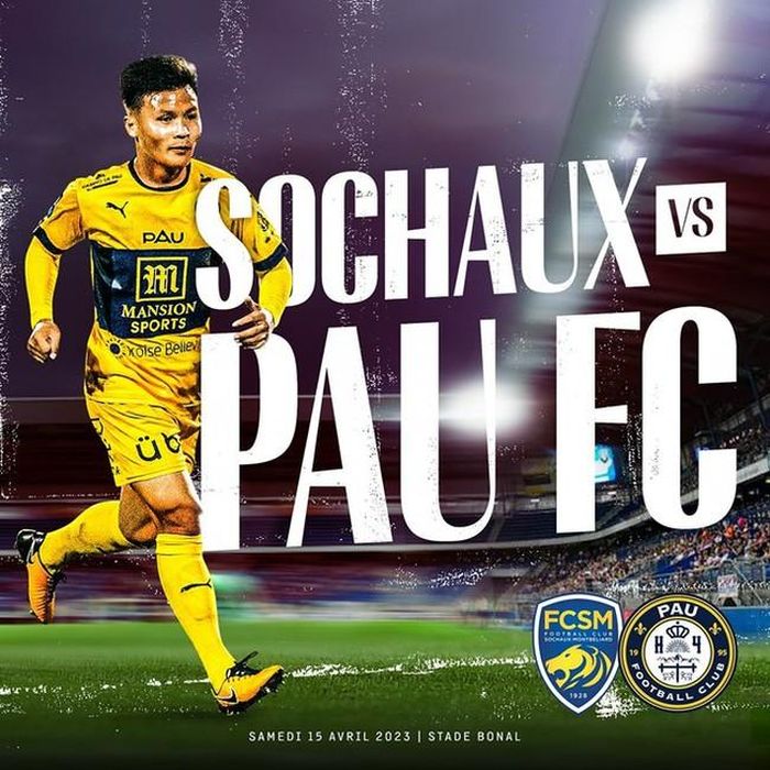 Quang Hải có thể được tin dùng ở trận Sochaux vs Pau FC