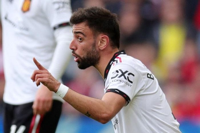 Bruno Fernandes có vai trò quan trọng ở hàng tiền vệ MU. Ảnh: Reuters.
