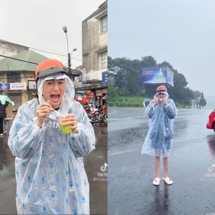 Không hề có nắng đẹp mà khung cảnh xung quanh thì khá âm u.