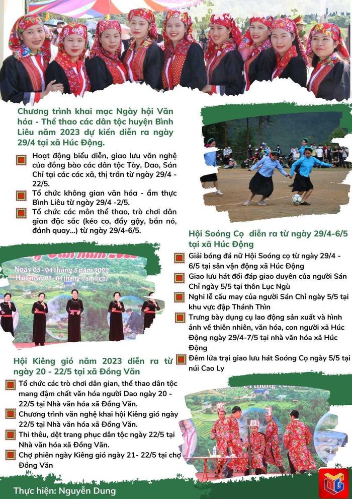 Ngày hội Văn hóa-Thể thao các dân tộc năm 2023 của huyện Bình Liêu , tỉnh Quảng Ninh.