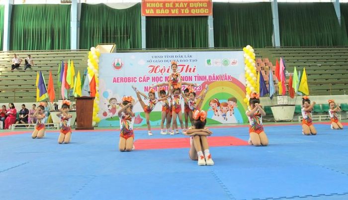 Một tiết mục xuất sắc tại Hội thi (ảnh: Thành Tâm).