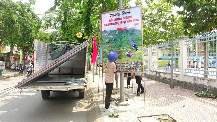 Chuẩn bị cho chuỗi sự kiện chào mừng lễ 30/4