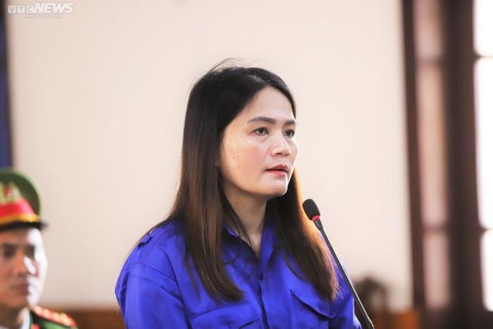 Bị cáo Phạm Thị Oanh tại tòa. (Ảnh: Đ.H)