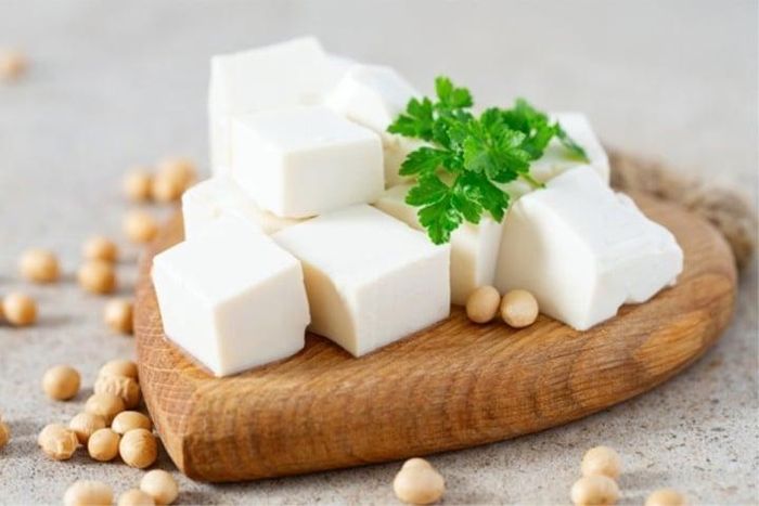Đậu hũ non đạt chuẩn đông mềm, thơm ngậy