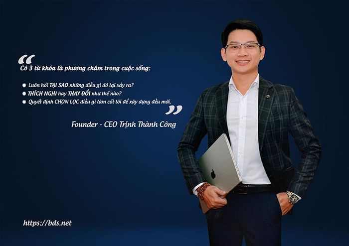 Trịnh Thành Công trong hành trình khởi nghiệp mới cùng tiêu chí mới