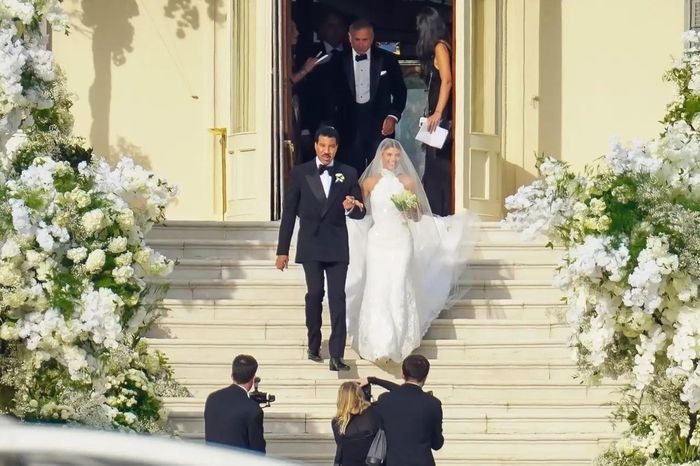 Hôn lễ của Sofia Richie và Elliot Grainge được tổ chức tại Pháp. Ảnh: Page Six.