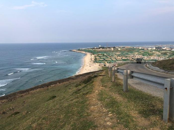 Bờ biển Lý Sơn.