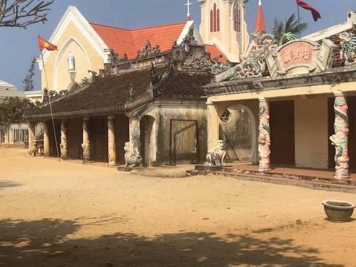 Đình An Hải, nơi tổ chức Lễ khao lề thế lính hằng năm ở Lý Sơn.
