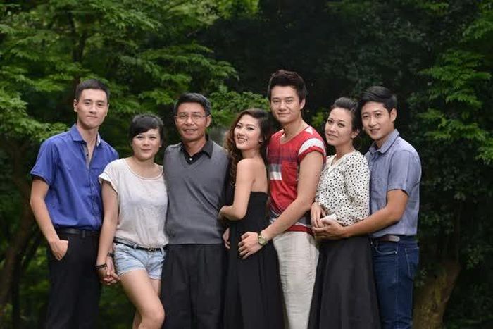 Gia đình trọn vẹn hạnh phúc của ông Lâm.