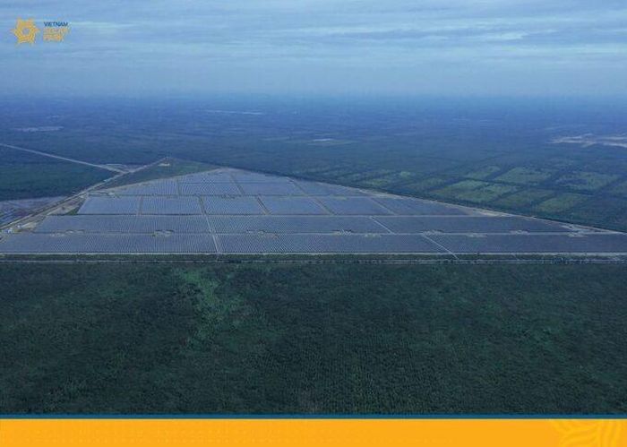 Nhà máy thuộc dự án Công viên Năng lượng Mặt trời Solar Park (ảnh Vietnam Solar Park).