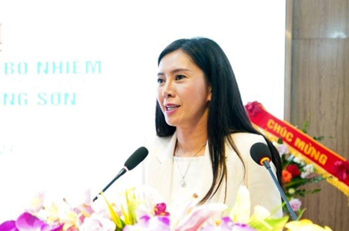  Phó Chủ tịch UBND tỉnh Lạng Sơn Đoàn Thu Hà phát biểu tại hội nghị. Ảnh: UBND tỉnh Lạng Sơn.