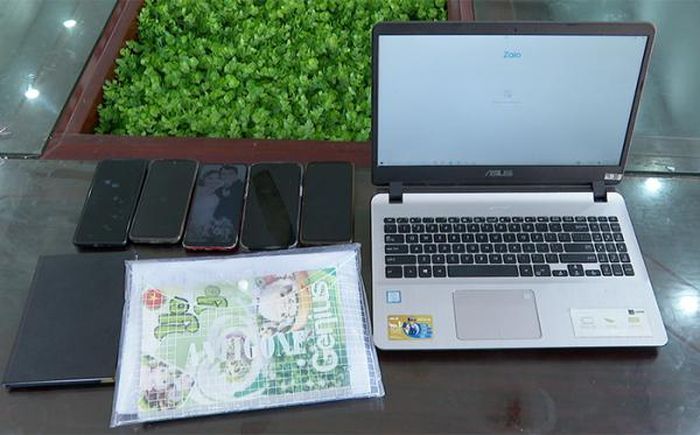 Tang vật vụ án.