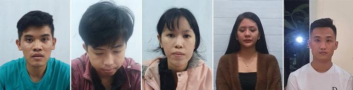Nhóm đối tượng nhận làm visa du lịch Hàn Quốc, lừa đảo chiếm đoạt trên 3 tỉ đồng bị Cơ quan Công an bắt giữ. Ảnh: Cổng TTĐT Bộ Công an