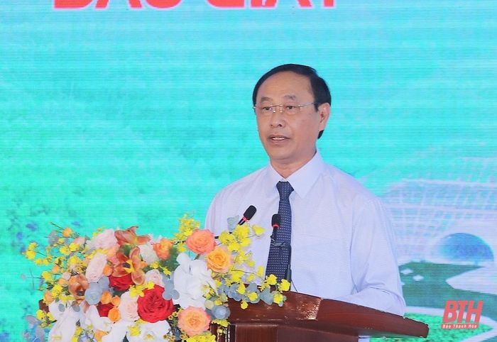 Thứ trưởng Bộ Giao thông Vận tải Lê Đình Thọ khái quát quá trình thực hiện dự án.