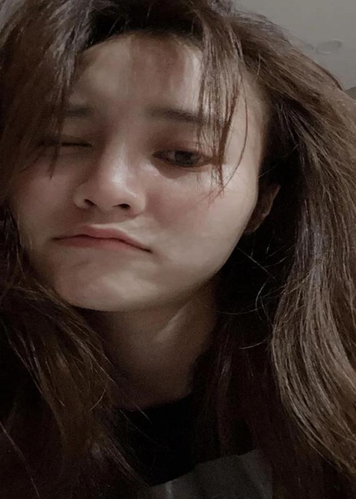 Lan Ngọc vẫn xinh đẹp dù không trang điểm kỹ lưỡng. Ảnh: FBNV