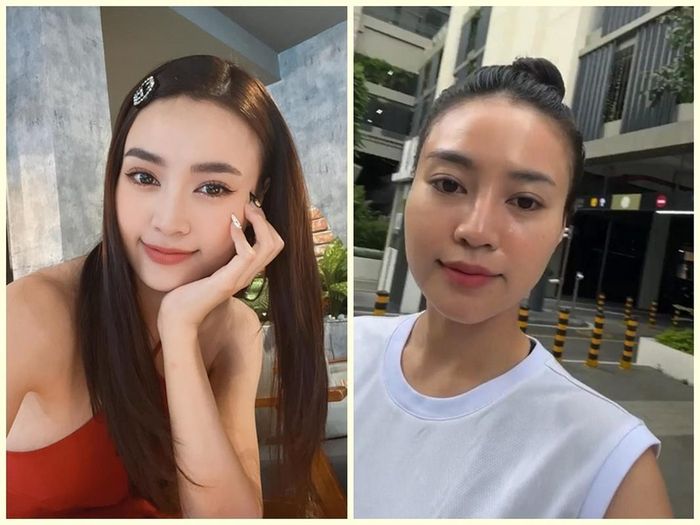 Gương mặt mộc của Lan Ngọc được đánh giá cao nhờ vẻ tươi tắn, làn da mịn màng. Ảnh: FBNV