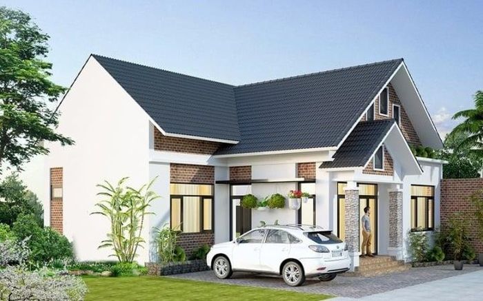 Mẫu nhà chữ L có ưu điểm là giảm nóng vào mùa hè do khả năng hấp thụ nhiệt của chúng. Đặc biệt, khi kết hợp với mái thái chữ A sẽ giúp thoát nước dễ dàng vào mùa mưa. Về mặt thẩm mỹ, thiết kế nhà chữ L mang lại vẻ đẹp sang trọng, độc đáo và đẳng cấp.